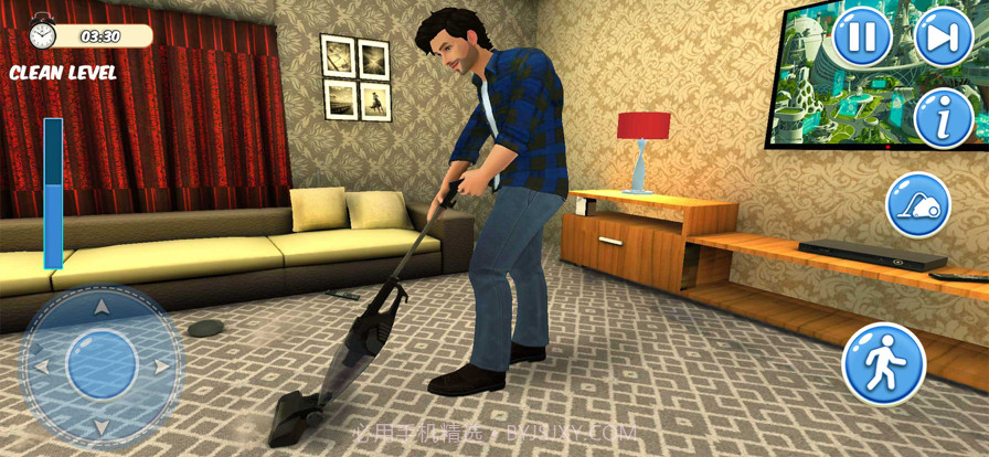 孕妈妈关心爸爸生活模拟截图3