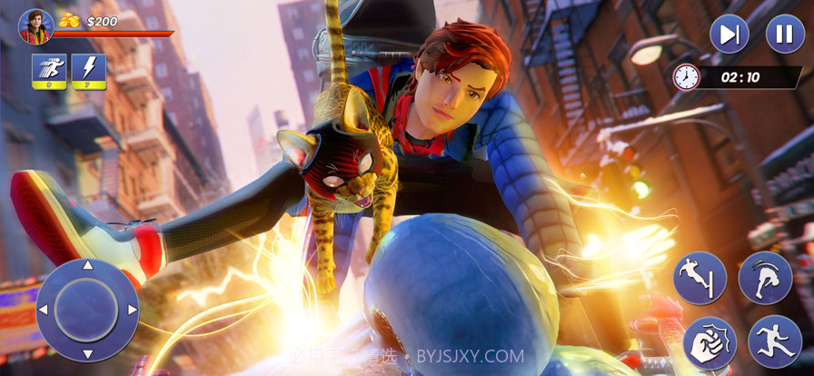 飞行绳索超级英雄战斗机2个截图3