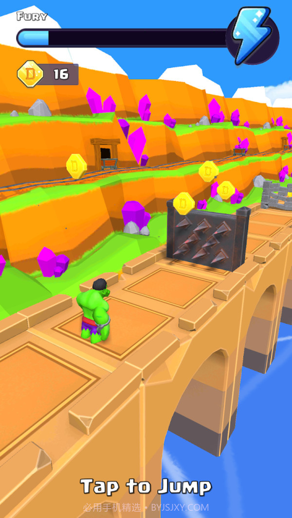 绿巨人奔跑粉碎截图1