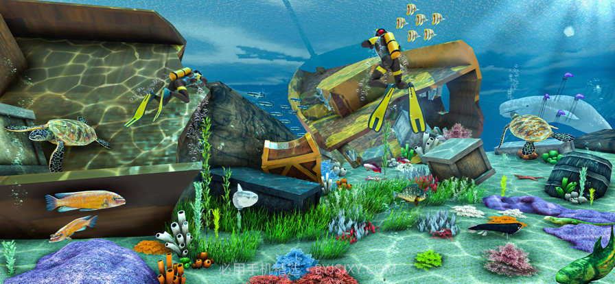 水肺潜水员水下救援截图4