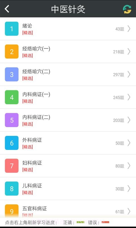 中医针灸高职总题库截图3