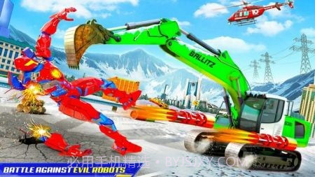 雪地挖掘机机器人鹿汽车截图1 雪地挖掘机机器人鹿汽车截图1