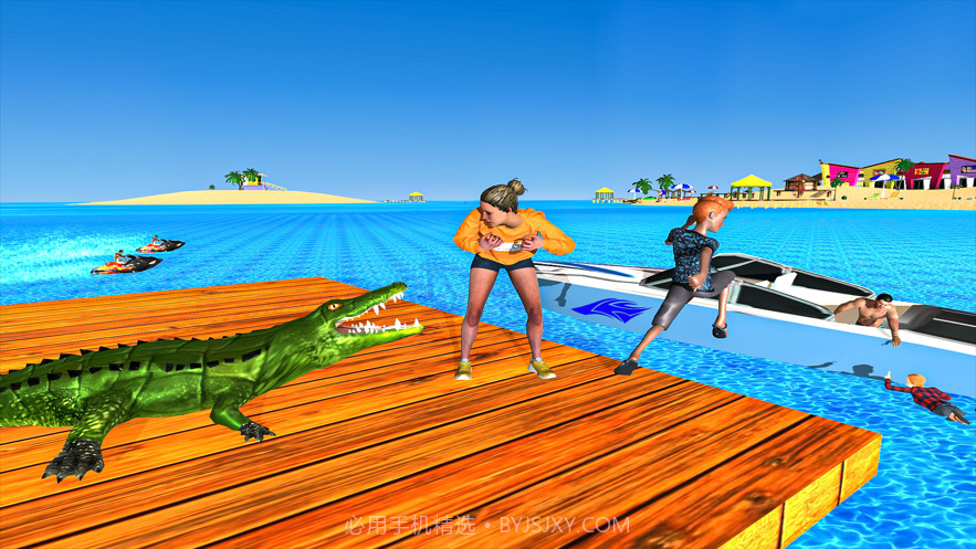 愤怒的鳄鱼恐怖袭击截图1 愤怒的鳄鱼恐怖袭击截图1