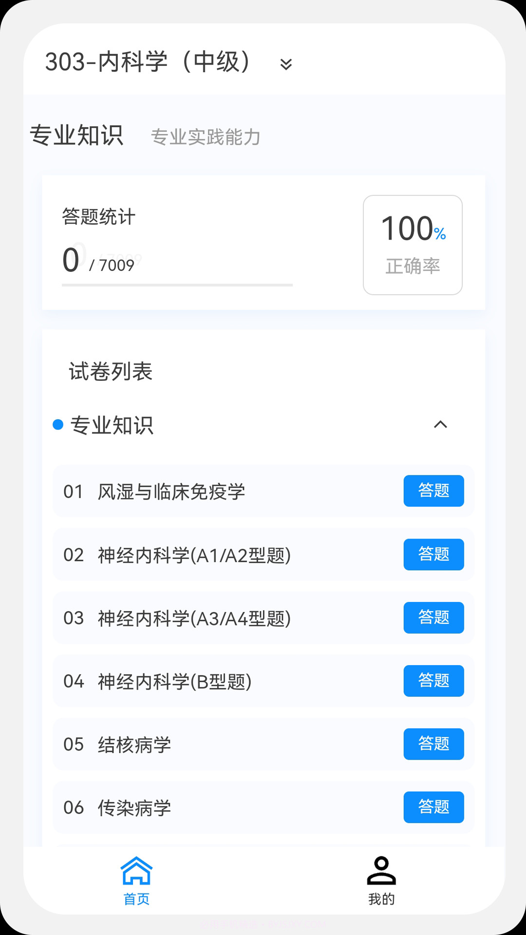 内科学新题库截图1 内科学新题库截图1