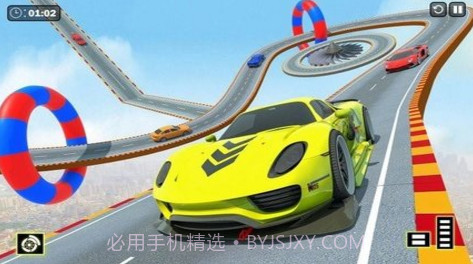 疯狂坡道汽车特技截图3 疯狂坡道汽车特技截图3