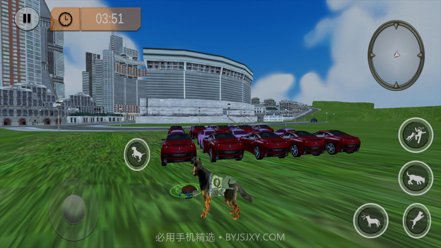 美国陆军军犬追逐截图2