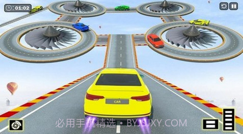 疯狂坡道汽车特技截图2 疯狂坡道汽车特技截图2