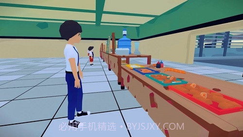 学校自助餐厅模拟器截图1 学校自助餐厅模拟器截图1