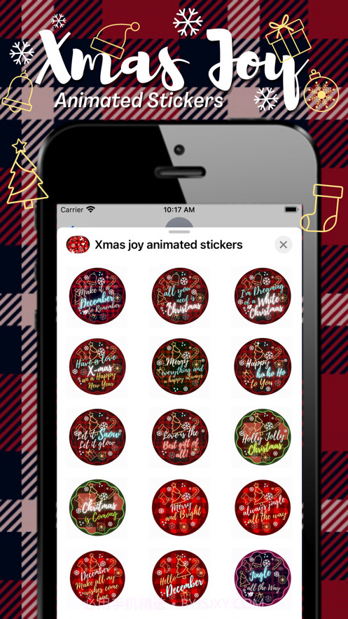 Xmasjoyanimatedstickers截图3