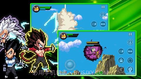 像素赛亚人格斗截图3