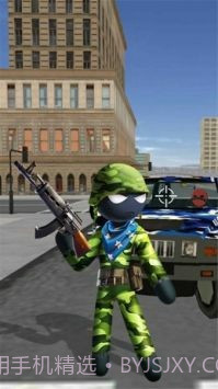 火柴人绳索英雄特种兵截图1