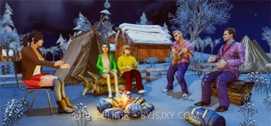 寒假露营模拟截图3