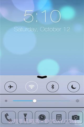iOS7 锁屏截图2 iOS7 锁屏截图2