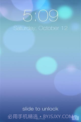 iOS7 锁屏截图4 iOS7 锁屏截图4