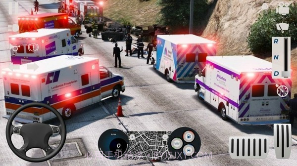 救护车城市模拟器截图2 救护车城市模拟器截图2