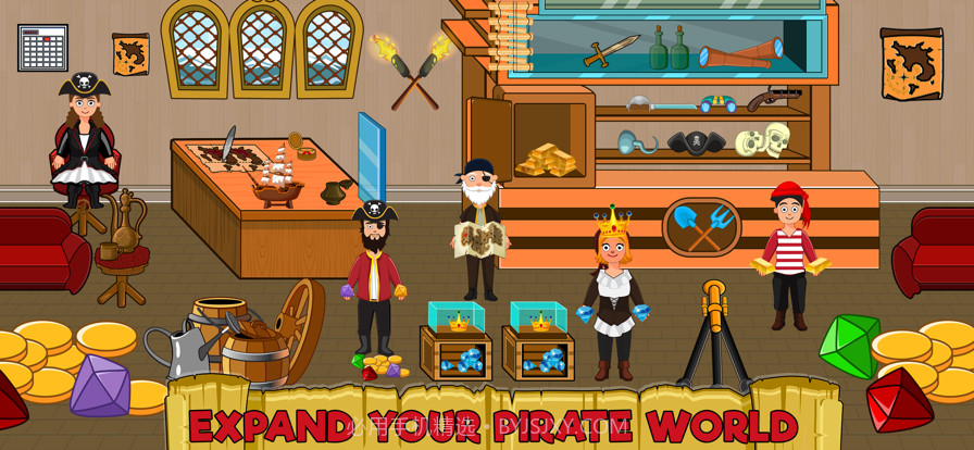 假装海盗城镇生活截图1 假装海盗城镇生活截图1