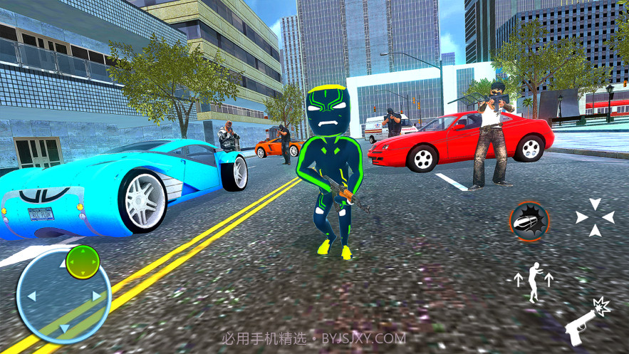 霓虹铁火柴人超级英雄2截图4 霓虹铁火柴人超级英雄2截图4