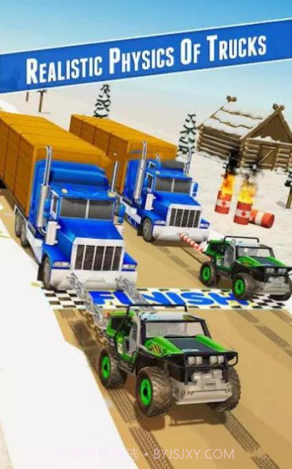 疯狂的汽车牵引比赛3D截图1 疯狂的汽车牵引比赛3D截图1