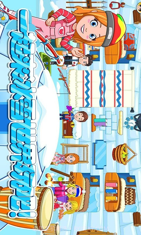 托卡迷你城市滑雪人截图4