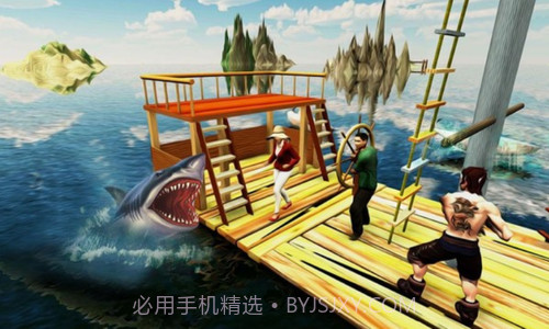 鲸鲨猎人木筏求生截图3 鲸鲨猎人木筏求生截图3