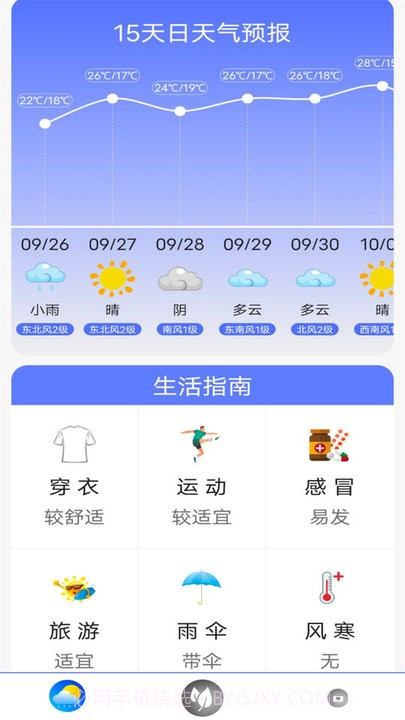 天气预报实时通截图2