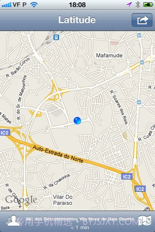 谷歌纵横Google Latitude截图1