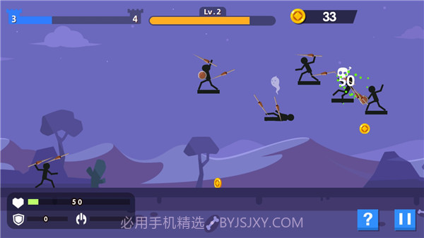 火柴人神射手手游截图1 火柴人神射手手游截图1