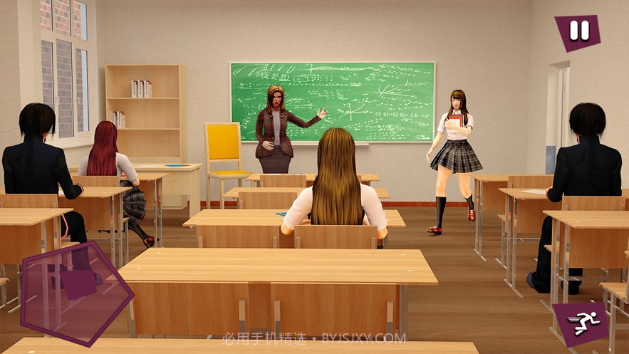 动漫学校的女孩生活模拟器3D中文版截图2 动漫学校的女孩生活模拟器3D中文版截图2