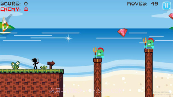 火柴人刺客截图2
