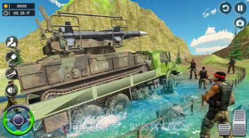 军队货运卡车司机截图1