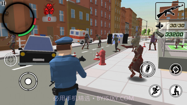 奔跑粉碎僵尸截图3