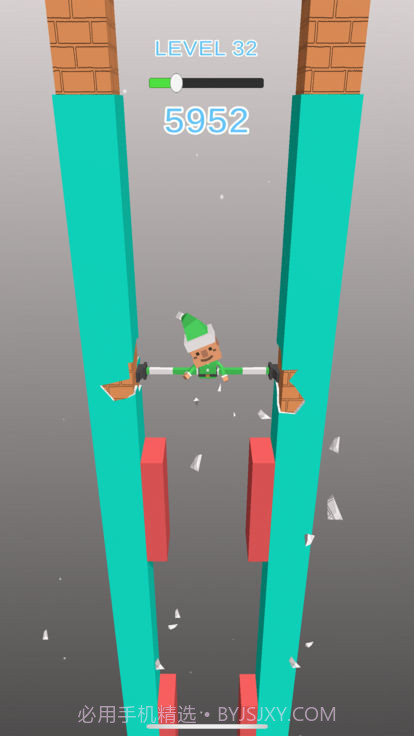 小人用腿撑住墙截图1