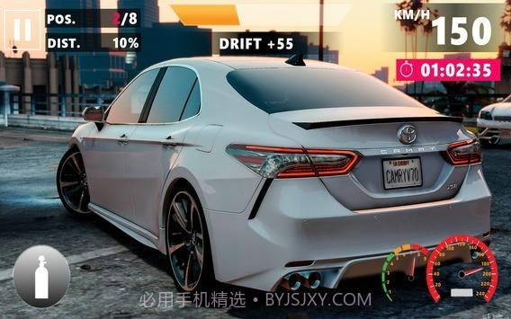 凯美瑞混合动力车驾驶截图3