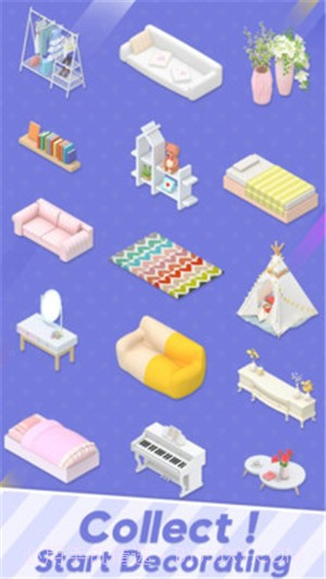 房间设计师填色书截图3