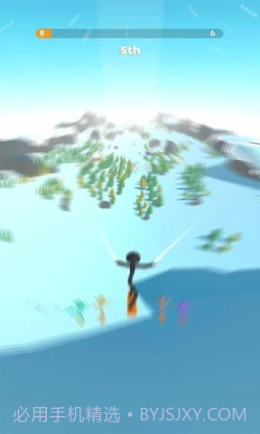 Stickman Snow Ride截图2