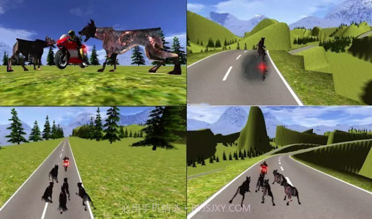 僵尸高速公路自行车驾驶截图1