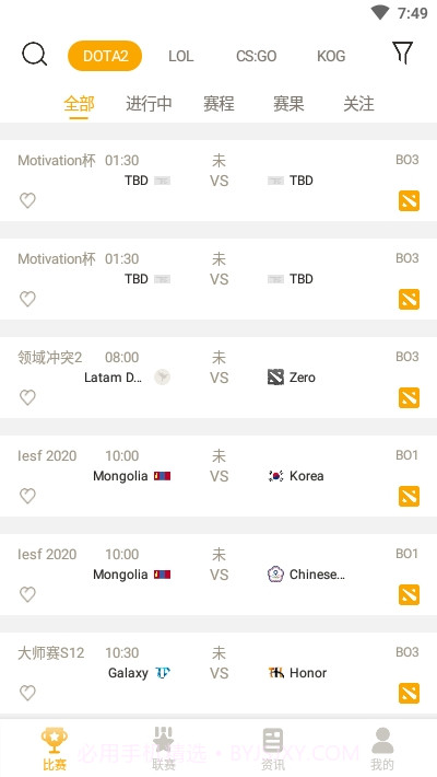 蜂鸟电竞比分直播截图1