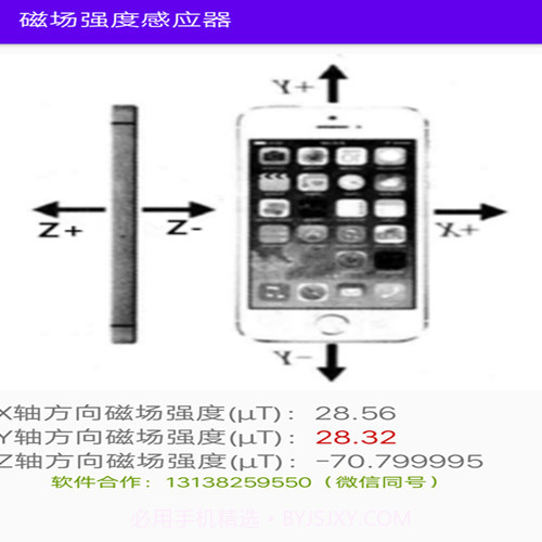 磁场强度感应器截图1 磁场强度感应器截图1