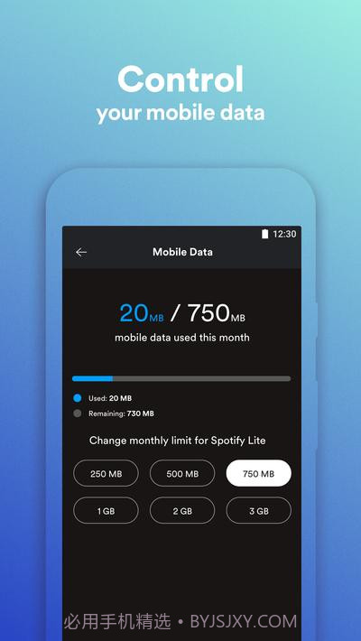Spotify Lite公司截图2