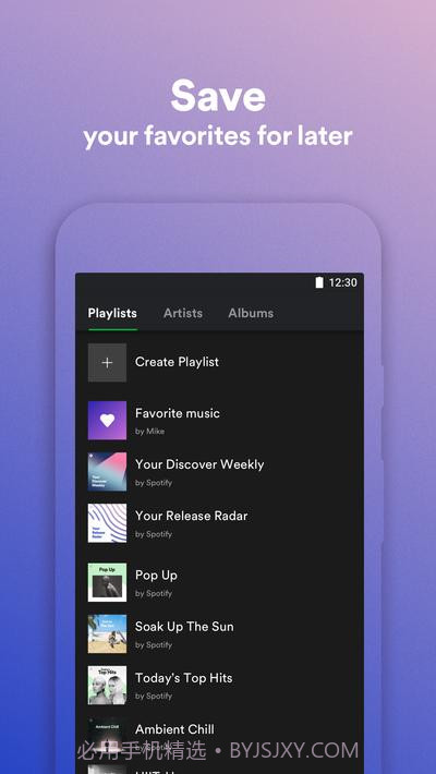 Spotify Lite公司截图4
