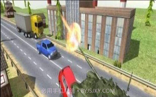 坦克交通破坏截图3