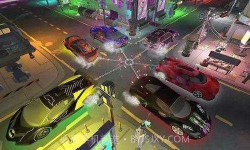 霓虹灯汽车拉力截图3