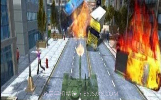 坦克交通破坏截图1