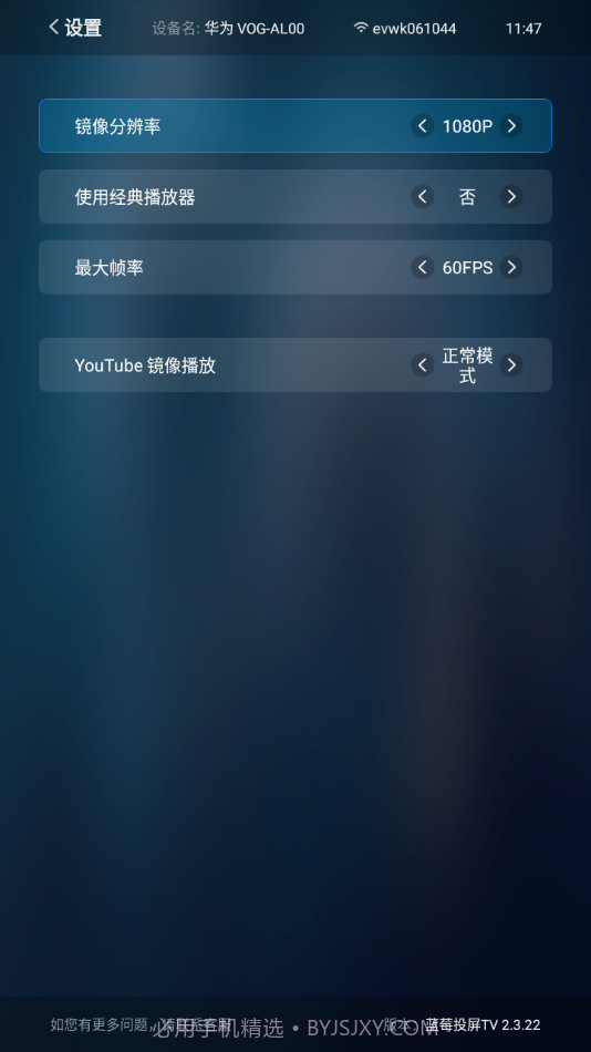 蓝莓投屏TV截图1 蓝莓投屏TV截图1