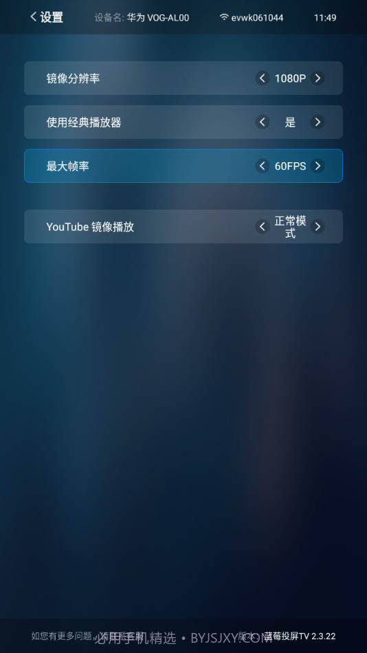 蓝莓投屏TV截图4 蓝莓投屏TV截图4