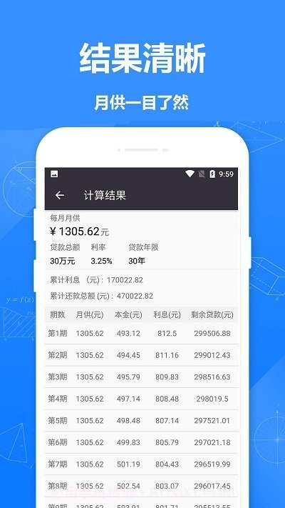安居房贷计算器截图2 安居房贷计算器截图2