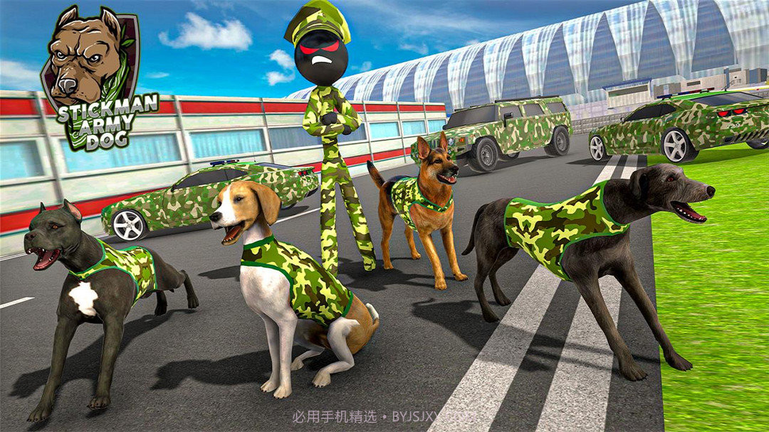 火柴人军犬模拟器截图2 火柴人军犬模拟器截图2