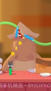 叉子与香肠截图1