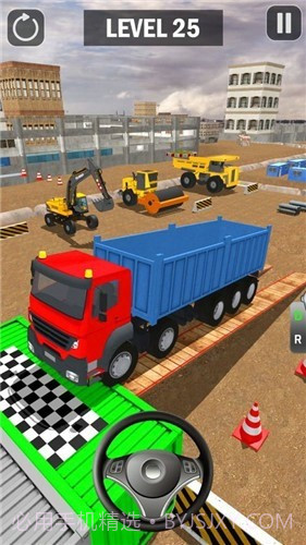 挖掘机卡车停车场3D截图3 挖掘机卡车停车场3D截图3