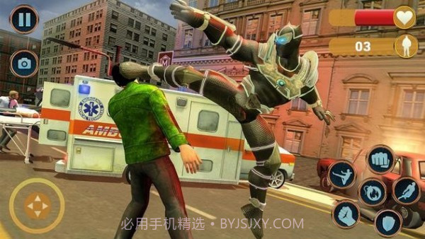 超级英雄黑豹机器人截图4